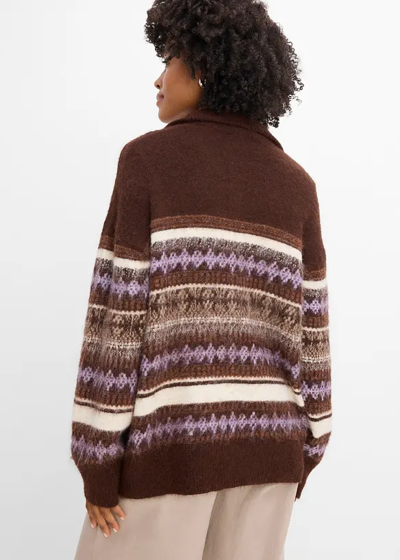 Langer Fair Isle Pullover, bonprix