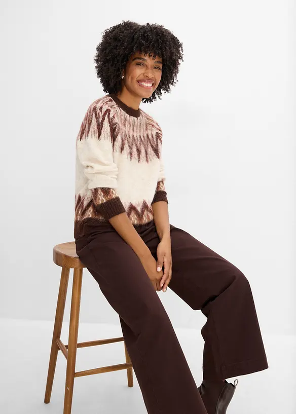 Pull Fair Isle, bonprix