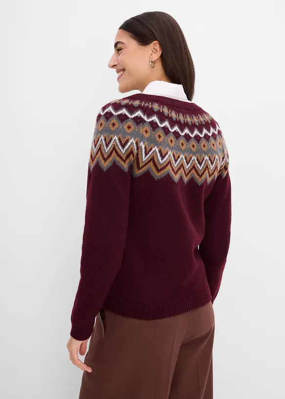 Norweger-Strickjacke, bonprix