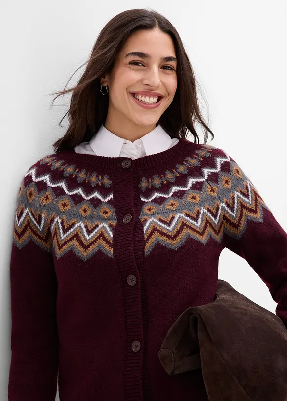 Norweger-Strickjacke, bonprix