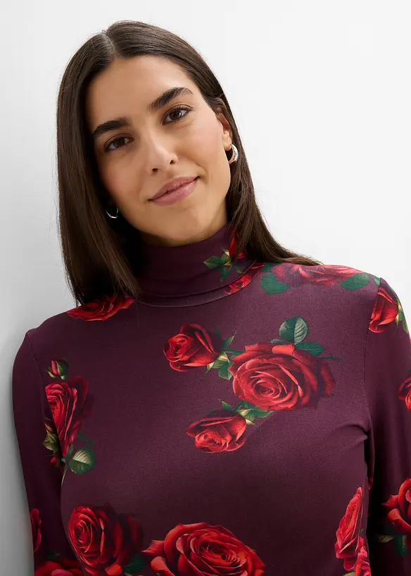 Langarmshirt aus softem Viskose-Mix, bonprix