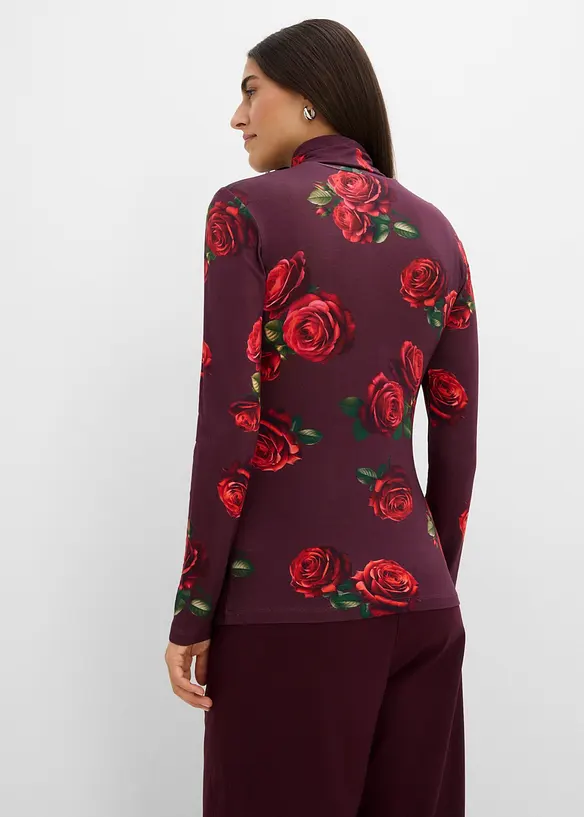 Langarmshirt aus softem Viskose-Mix, bonprix