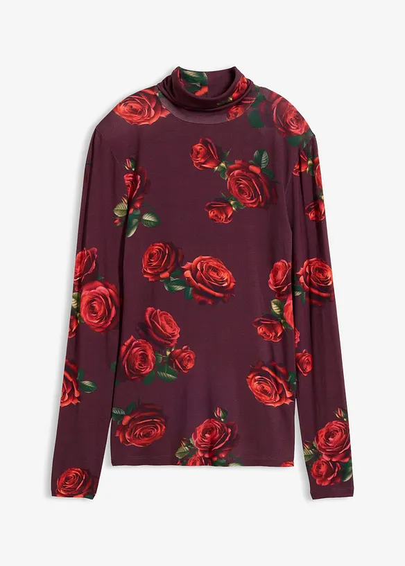 Langarmshirt aus softem Viskose-Mix, bonprix