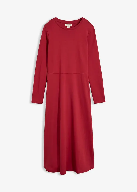 Robe midi en coton &eacute;pais, bonprix