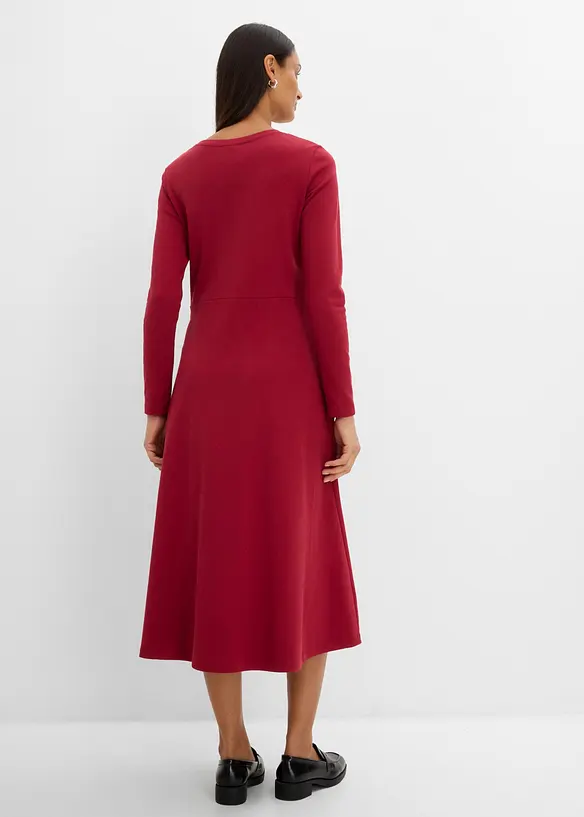 Robe midi en coton &eacute;pais, bonprix