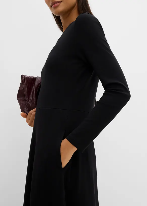 Midikleid aus schwerer Bio-Baumwolle, bonprix