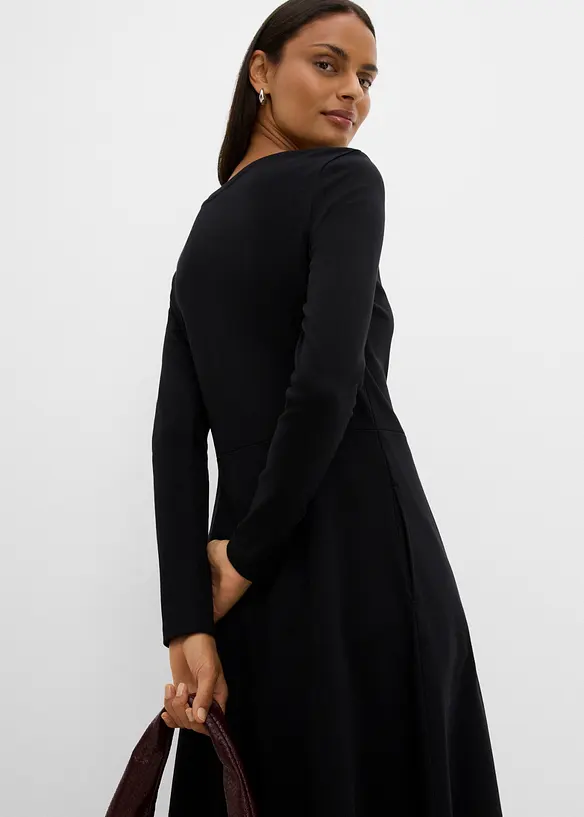 Midikleid aus schwerer Bio-Baumwolle, bonprix