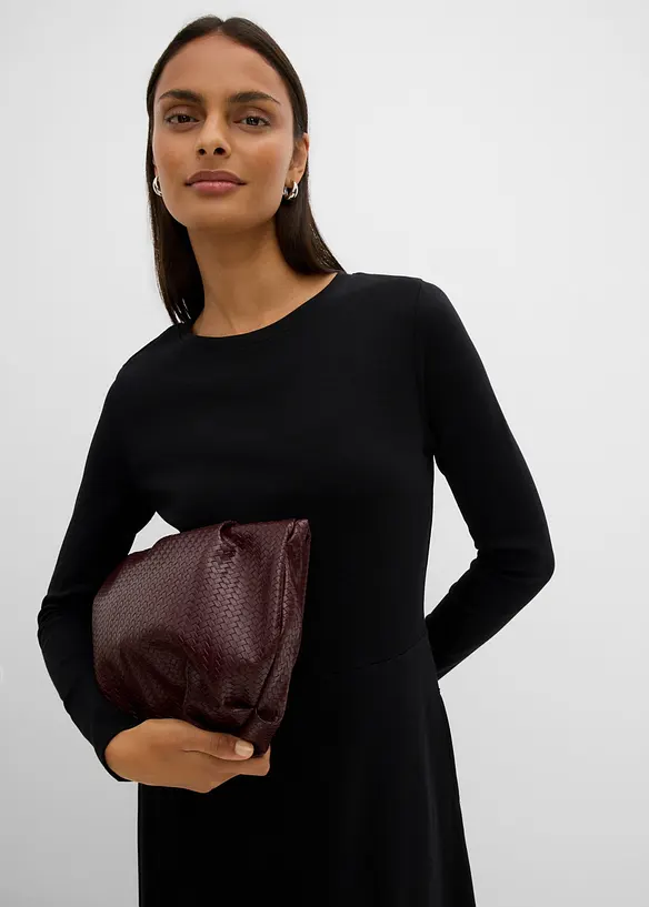 Midikleid aus schwerer Bio-Baumwolle, bonprix