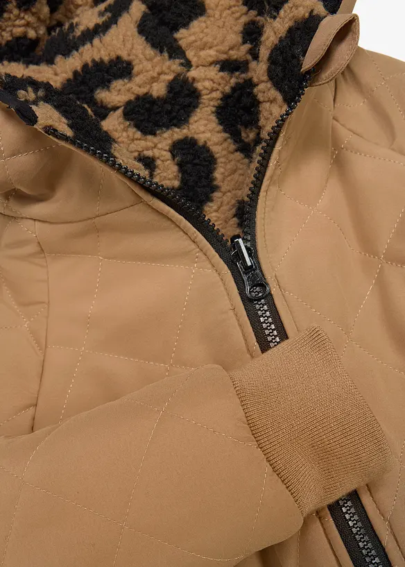 Veste reversible 2en1 en sherpa douillette, bonprix
