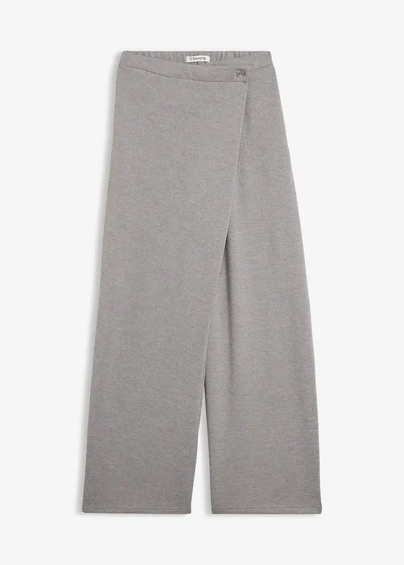Pique-Hose mit asymmetrischem Verlauf, bonprix