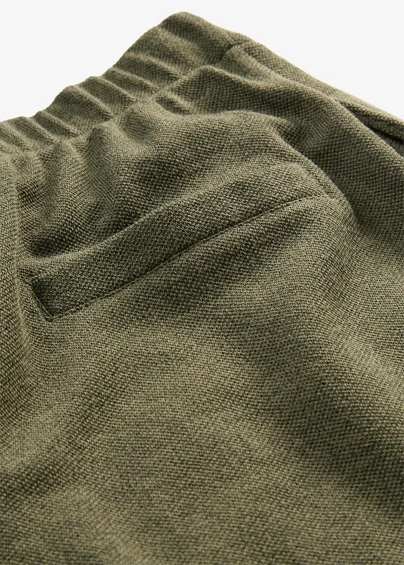 Pique-Hose mit asymmetrischem Verlauf, bonprix