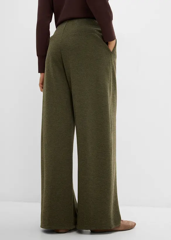 Pique-Hose mit asymmetrischem Verlauf, bonprix