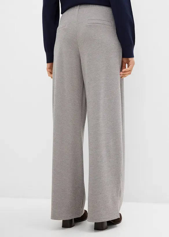 Pique-Hose mit asymmetrischem Verlauf, bonprix