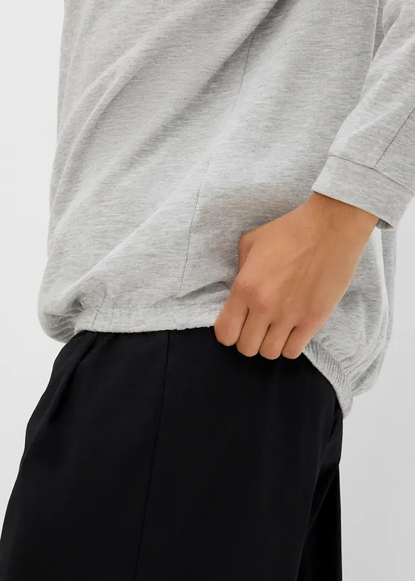 Sweat doux en coton majoritaire, bonprix