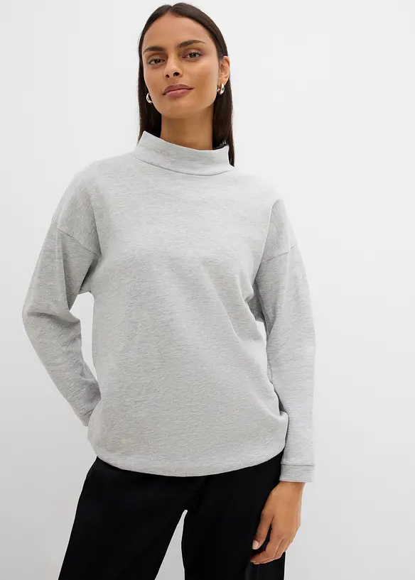 Sweat doux en coton majoritaire, bonprix