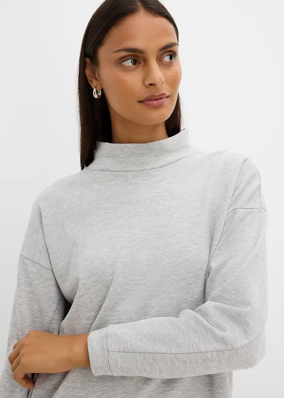 Sweat doux en coton majoritaire, bonprix