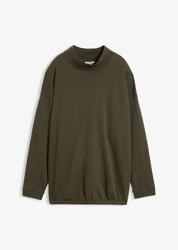Sweatshirt mit Fledermaus&auml;rmeln aus Bio-Baumwoll-Mix, bonprix