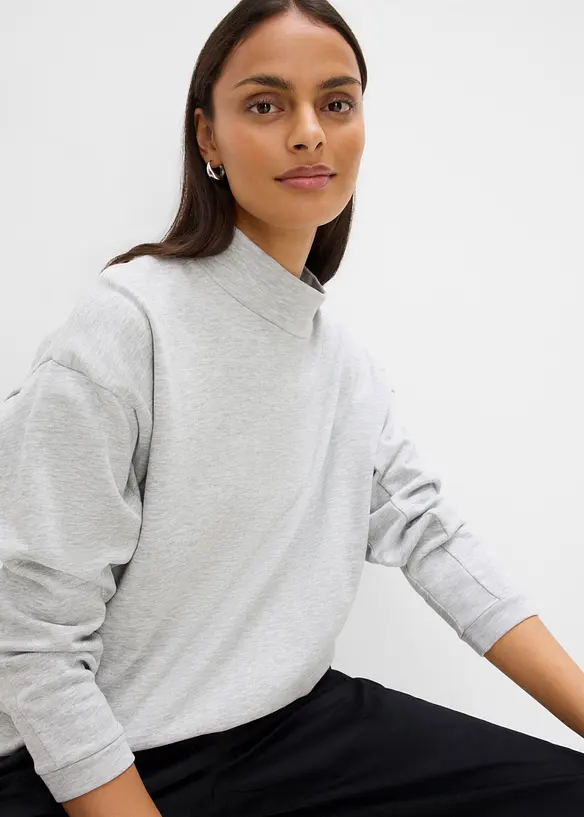 Sweat doux en coton majoritaire, bonprix