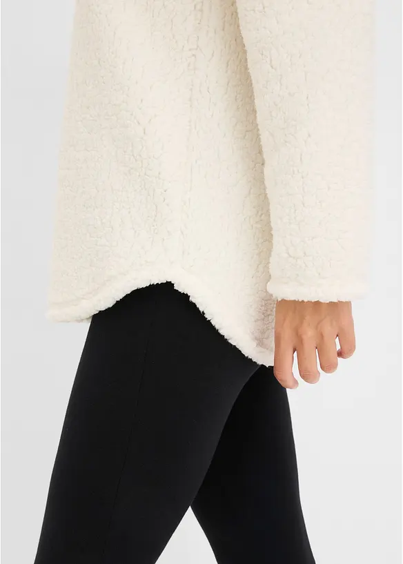 Loungewear Teddyfleece Hausanzug mit Leggings, bonprix