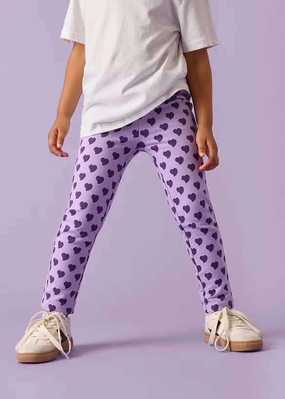 Lot de 2&nbsp;leggings thermiques Lurchi en coton doux, Lurchi