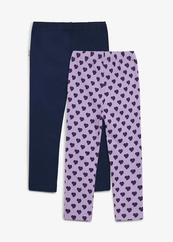 Lot de 2&nbsp;leggings thermiques Lurchi en coton doux, Lurchi