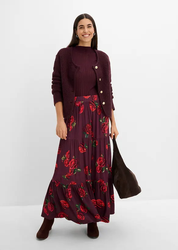 Jupe douce en jersey viscose, bonprix
