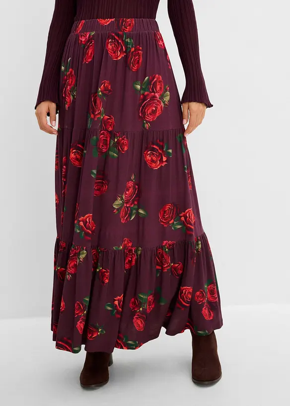 Jupe douce en jersey viscose, bonprix