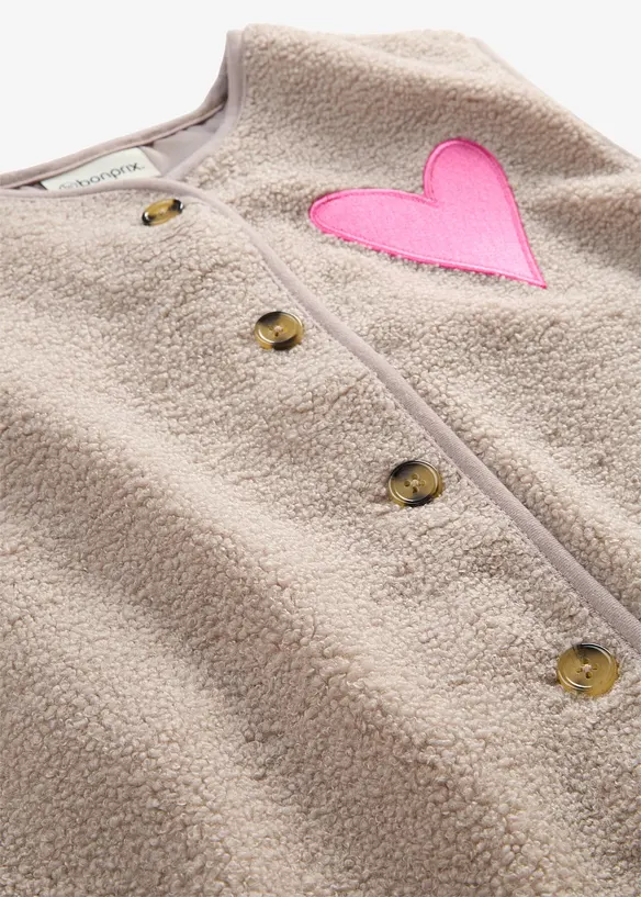 Gilet sans manches en sherpa, bonprix