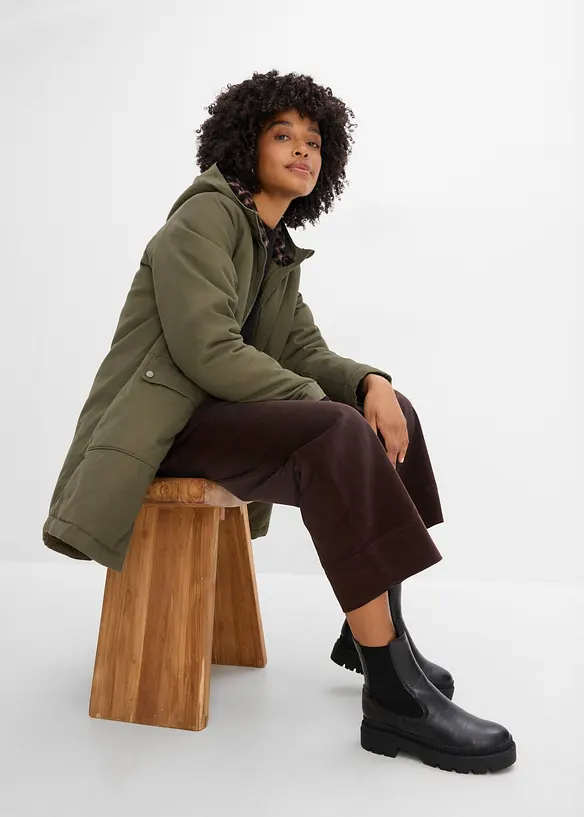 Parka doubl&eacute;e sherpa, bonprix