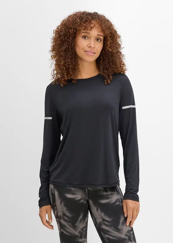 Sport-Shirt mit reflektierenden Details (2er Pack), schnelltrocknend, bonprix