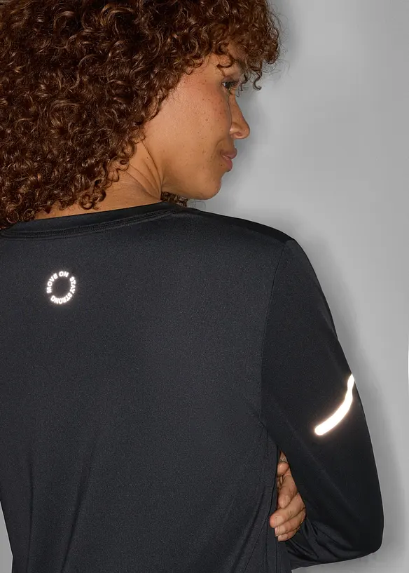 Sport-Shirt mit reflektierenden Details (2er Pack), schnelltrocknend, bonprix