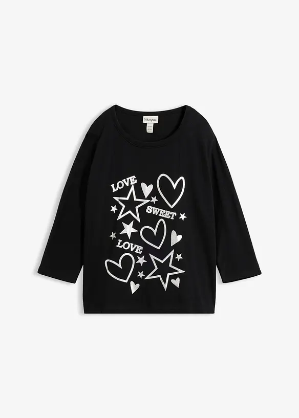 Oversize-Shirt aus Baumwoll-Mix, bonprix