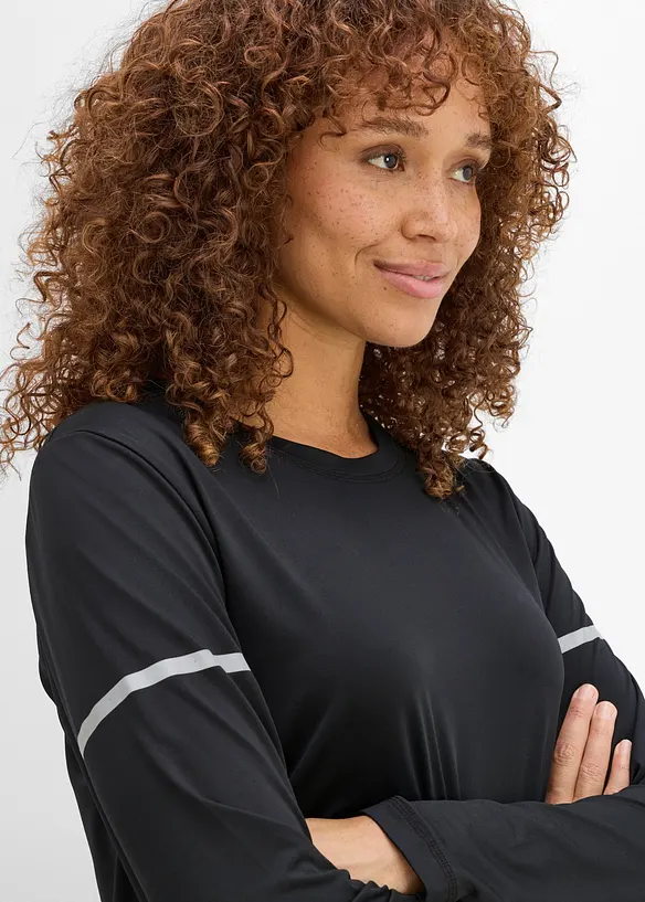 Sport-Shirt mit reflektierenden Details (2er Pack), schnelltrocknend, bonprix
