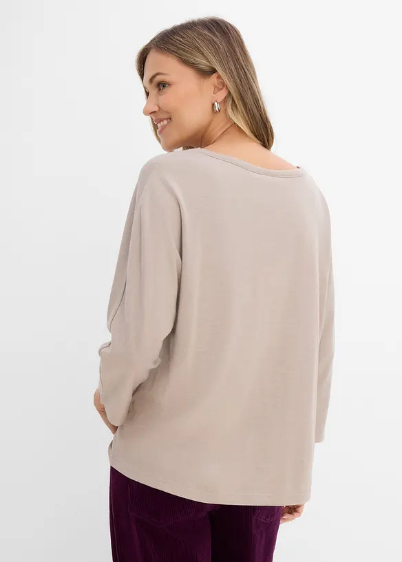 Oversize-Shirt aus Baumwoll-Mix, bonprix
