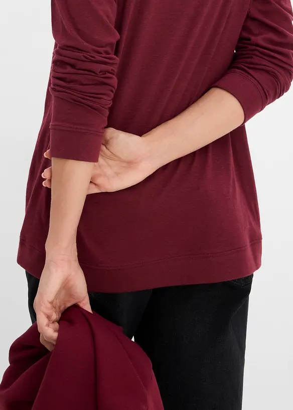T-shirt manches longues 100% coton, bonprix