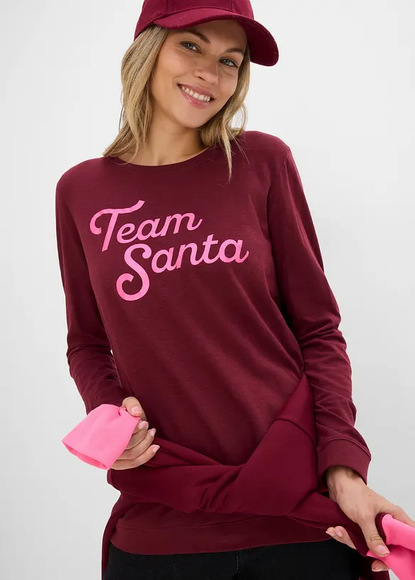 T-shirt manches longues 100% coton, bonprix