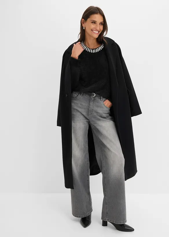Pullover mit Perlen-Applikation, bonprix