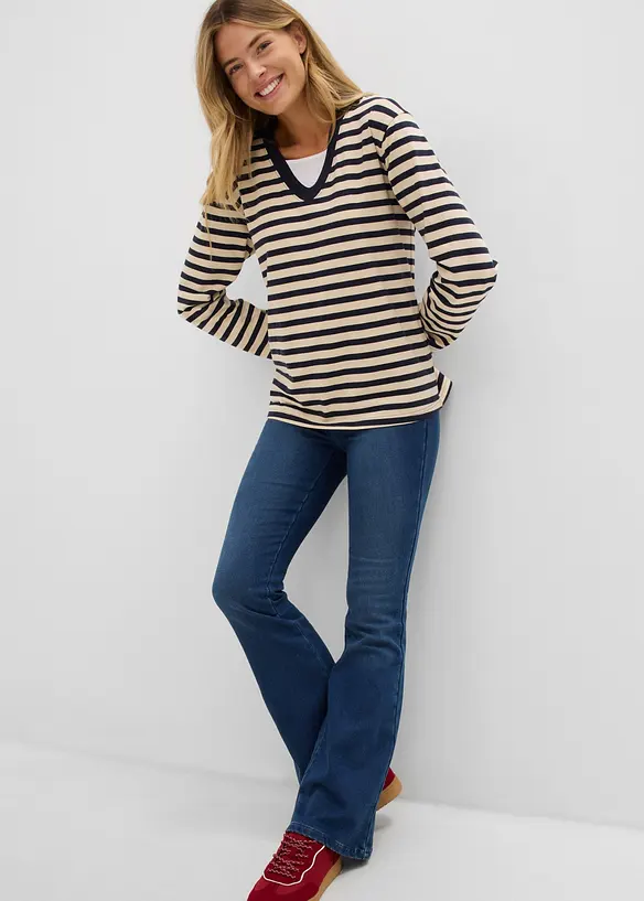 W&auml;rmende Jeggings High Waist, Bequembund, bonprix