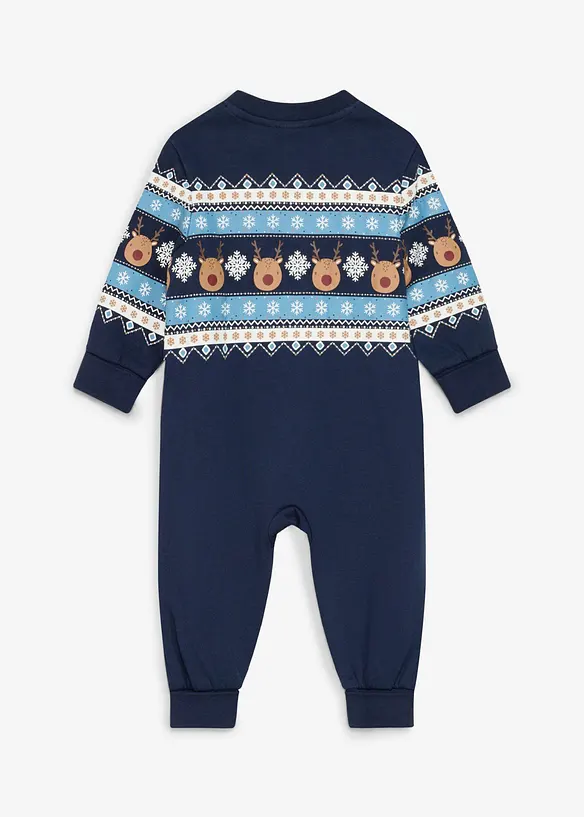 Combinaison de No&euml;l en coton gratt&eacute; doux, bonprix