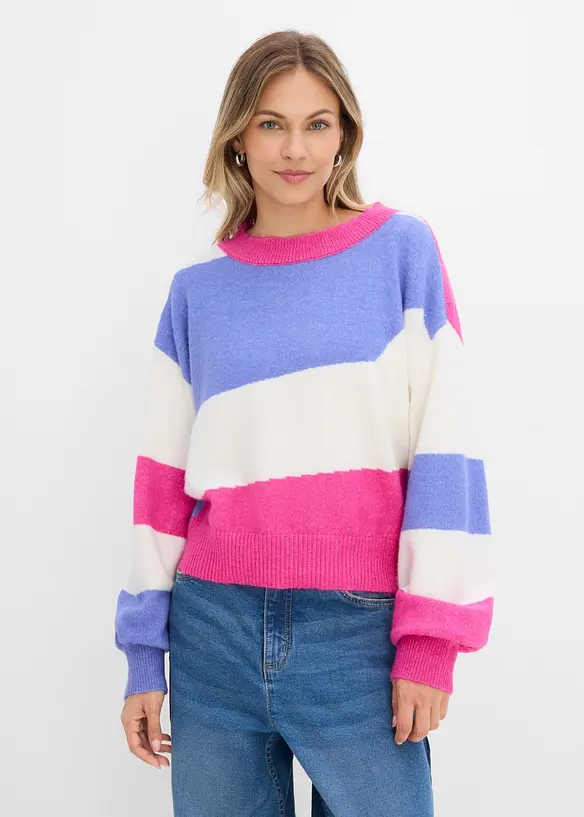 Pull ample en fine maille, bonprix