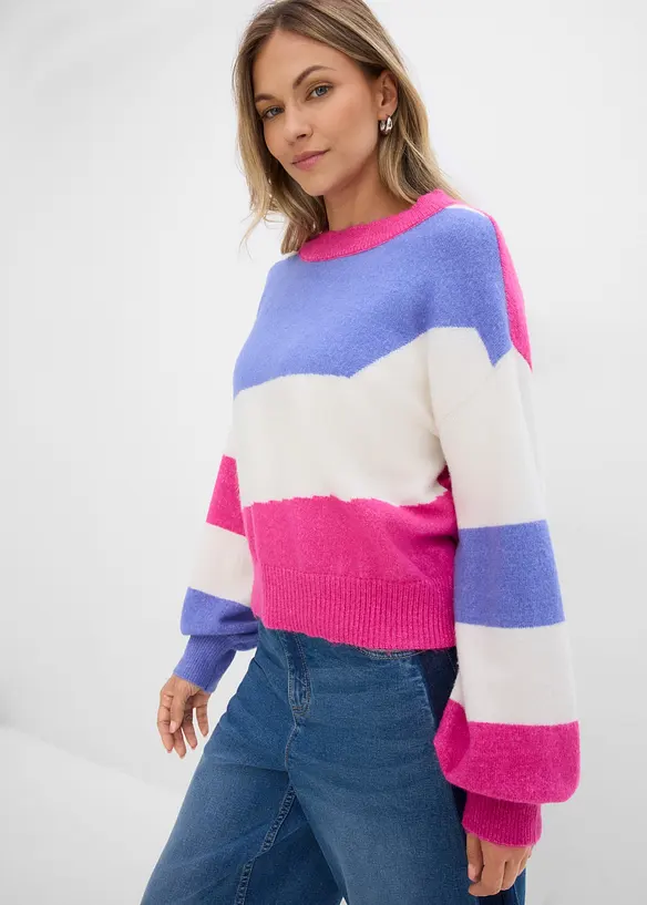 Pull ample en fine maille, bonprix