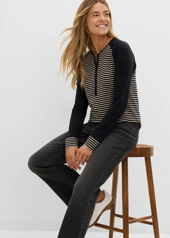 Bootcut-Jeans, High Waist, bonprix