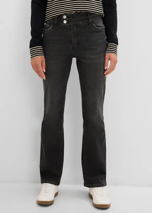 Bootcut-Jeans, High Waist, bonprix