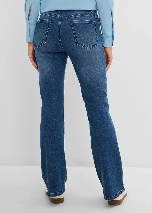 Jean bootcut, taille haute, bonprix