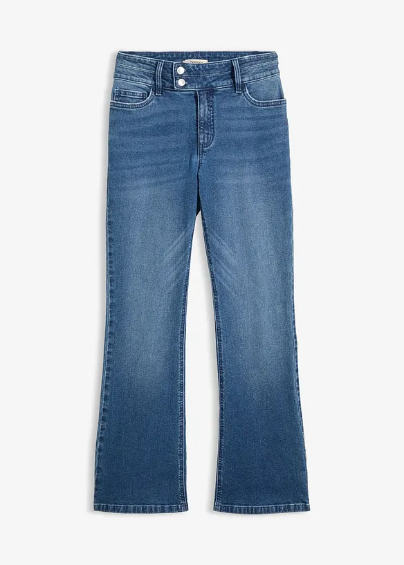 Jean bootcut, taille haute, bonprix
