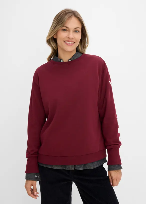 Sweat oversize et doux, bonprix