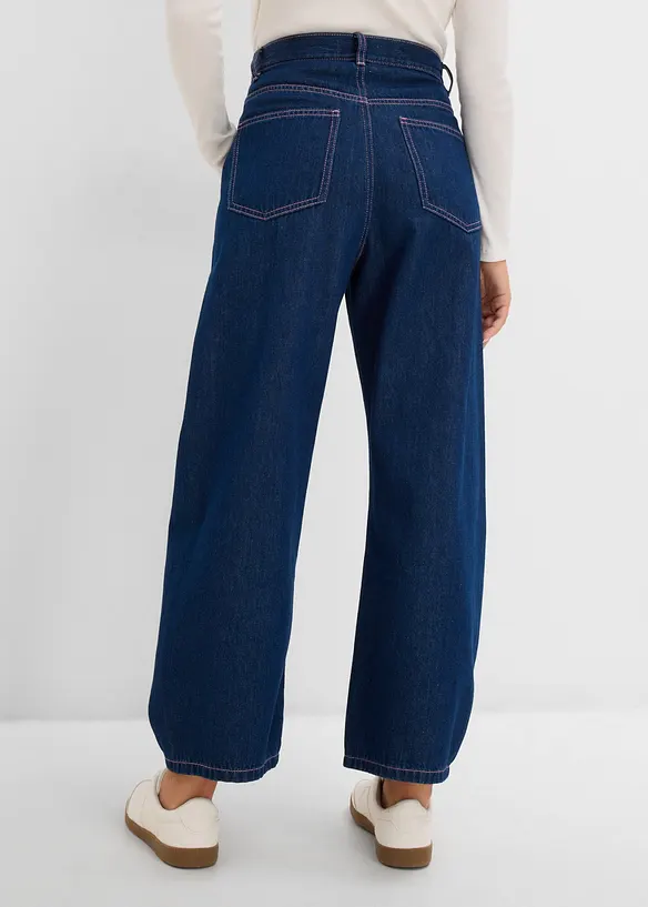 Barrel-Jeans High Waist, bonprix