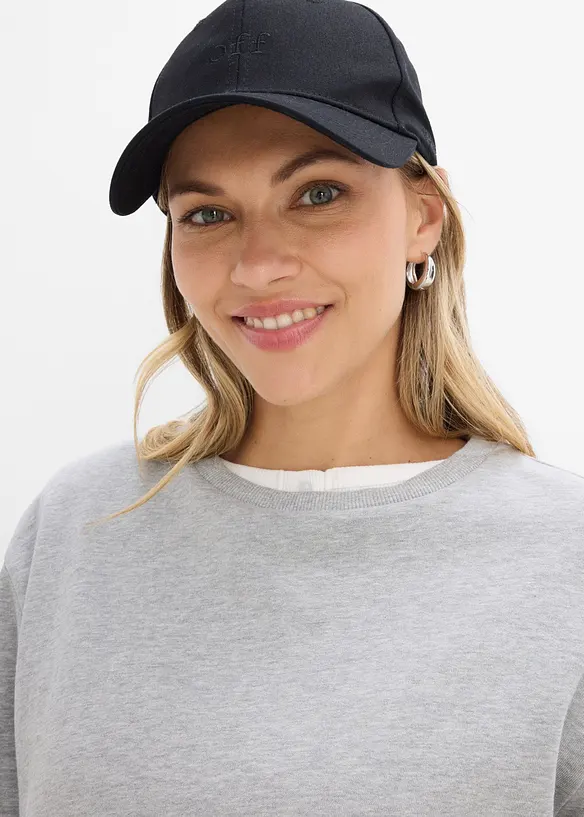 Sweat oversize et doux, coton majoritaire, bonprix