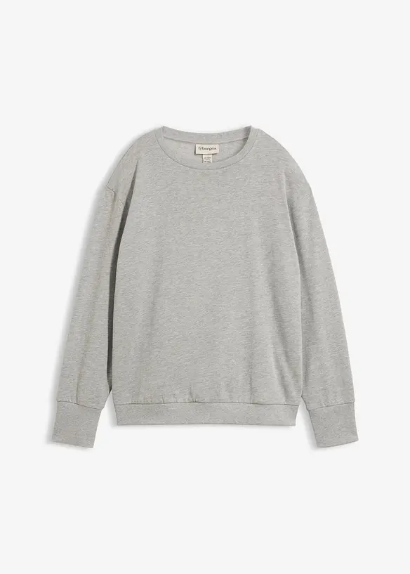 Sweat oversize et doux, coton majoritaire, bonprix