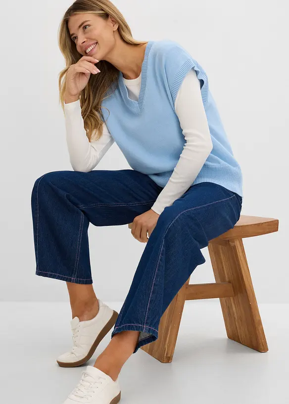 Barrel-Jeans High Waist, bonprix
